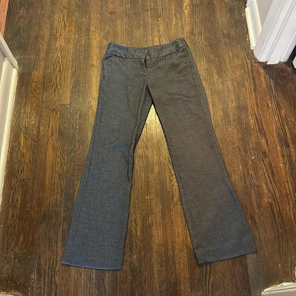 Gray trousers